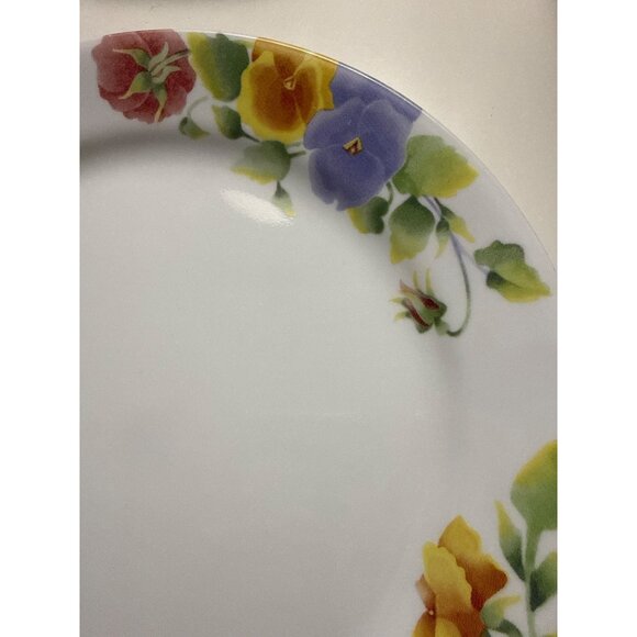 Corelle By Corning Summer Blush Dinner Plates Set Of 5 Microwave Safe Made USA - Picture 3 of 5